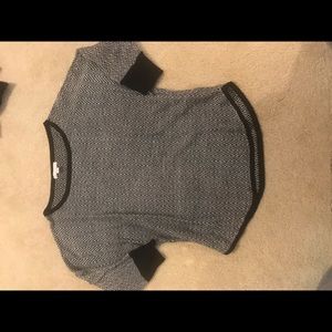 New York and Co black and white knit sweater